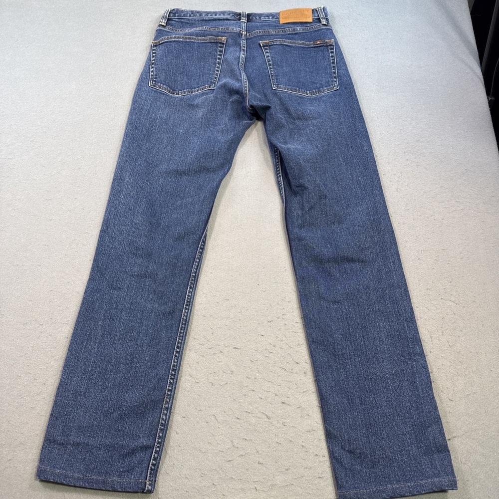 Faherty JEANS  29/32  Organic Cotton Slim Straight Denim - Cove Point Wash